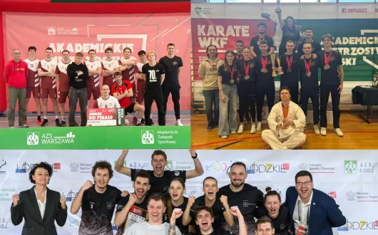 Wspaniałe starty zawodników Klubu Uczelnianego AZS PŁ