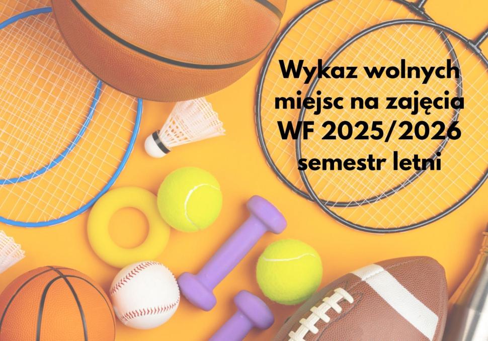 Wykaz wolnych miejsc na WF 25_26 lato